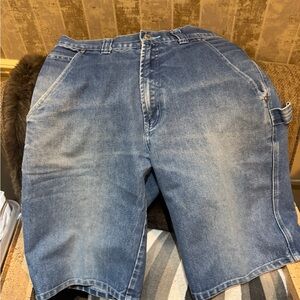 Webs Jeans Classic Blue Cargo Denim Shorts for‎ Men size 32 skater vintage